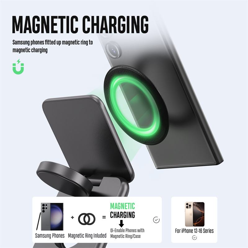 KUXIU Wireless Charger for Sam - Watches Smartwatch Samsung のレビューと価格
