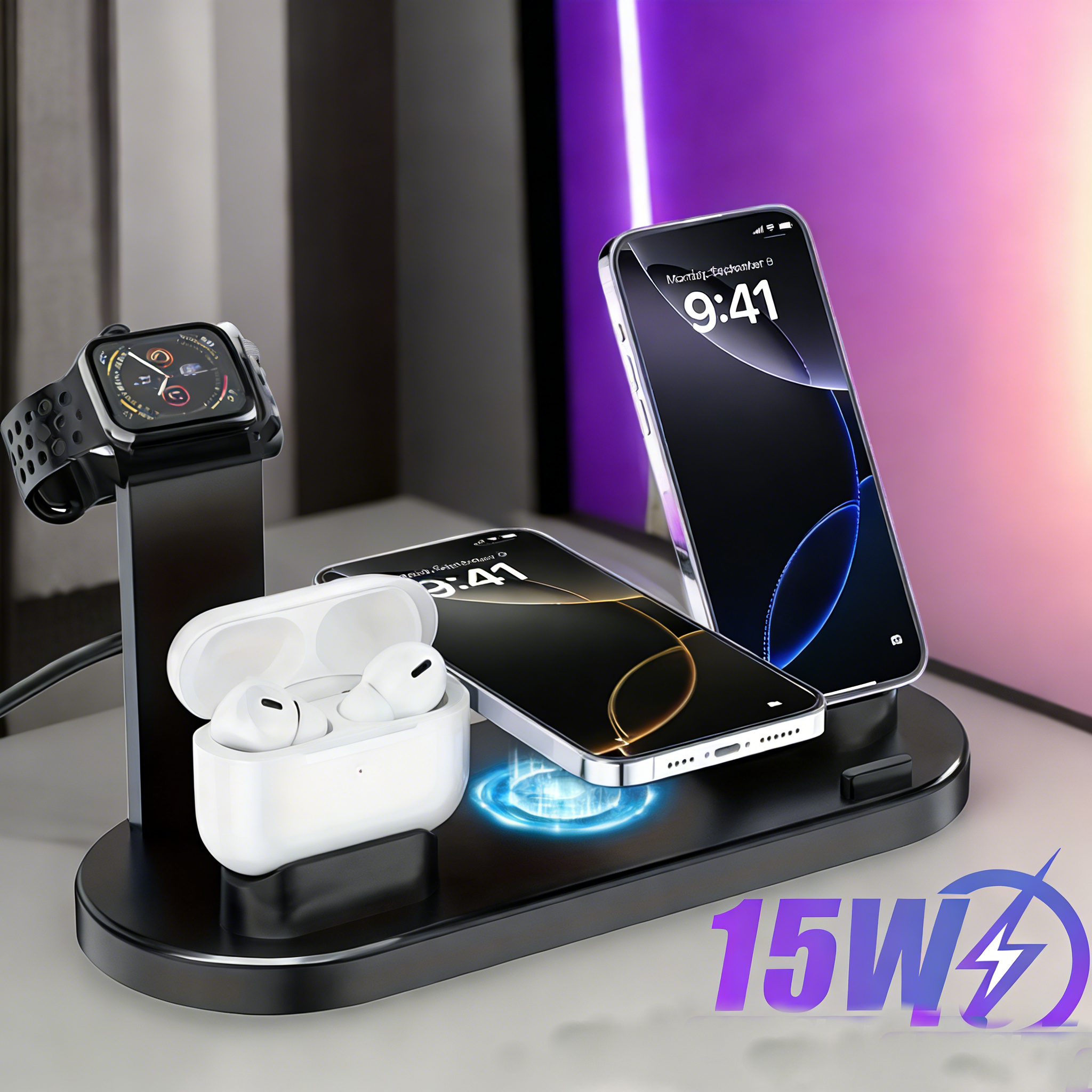 Wireless Charging Station for  - Watches Smartwatch Samsung のレビューと価格