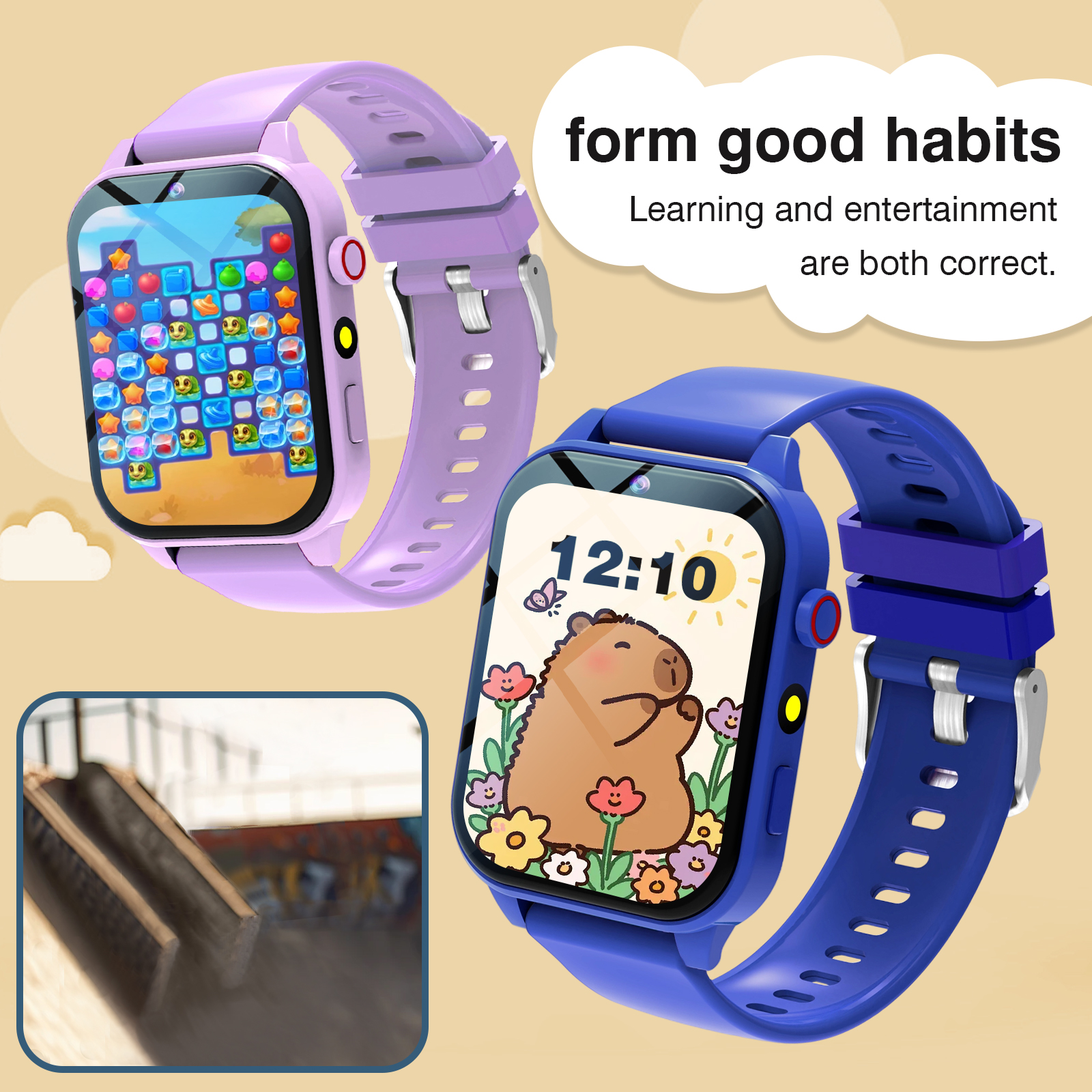 Kids′s Smart Watch 18 Games Ca - Smartwatch Watches Gift For Boys のレビューと価格