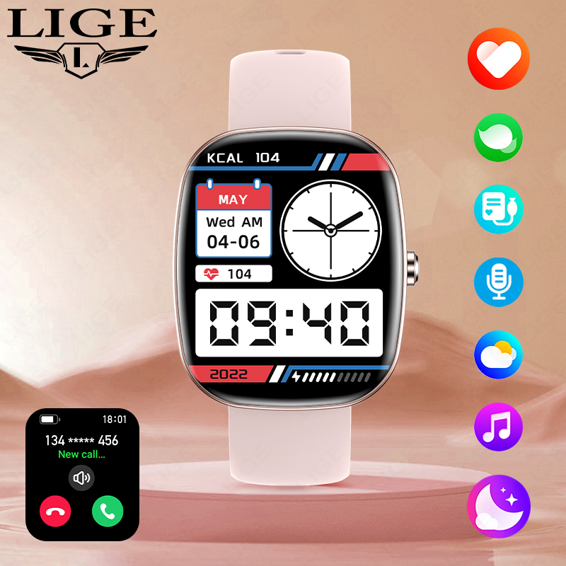 LIGE Women's Smart Watch Bluet - Smartwatch Watches For Sale のレビューと価格