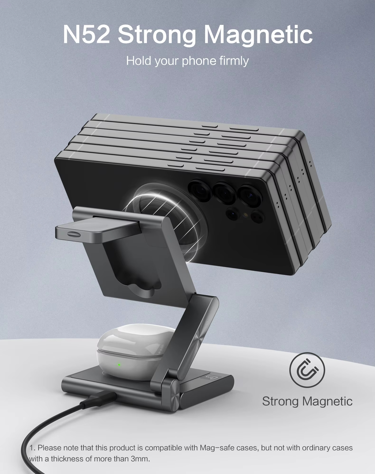 4in1 Wireless Charging Station - Watches Smartwatch Samsung のレビューと価格