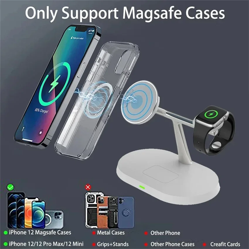 Magnetic Wireless Charger Stan - Smartwatch Apple Watch のレビューと価格