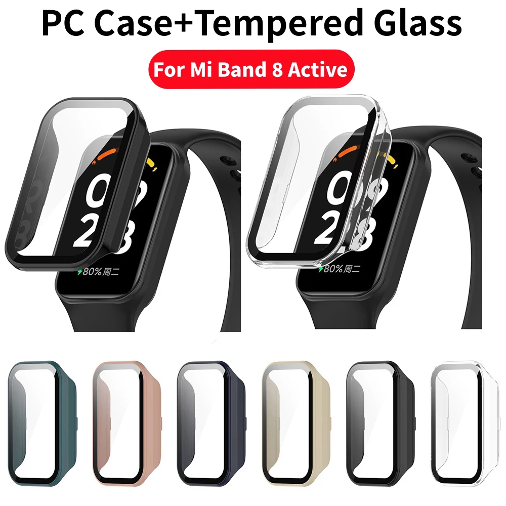 PC Case+Tempered Glass For Xia - Smartwatch Watches Xiaomi のレビューと価格