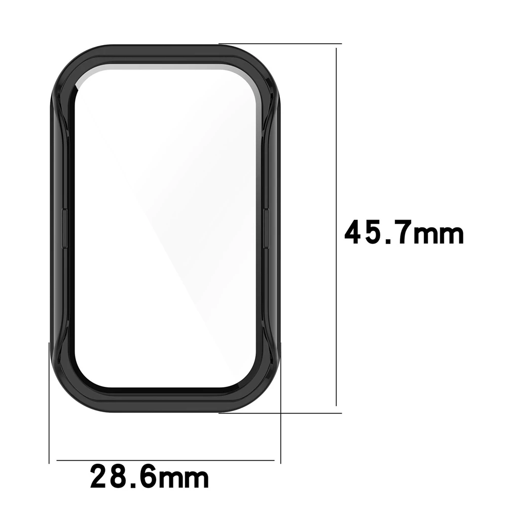 PC Case+Tempered Glass For Xia - Smartwatch Watches Xiaomi のレビューと価格