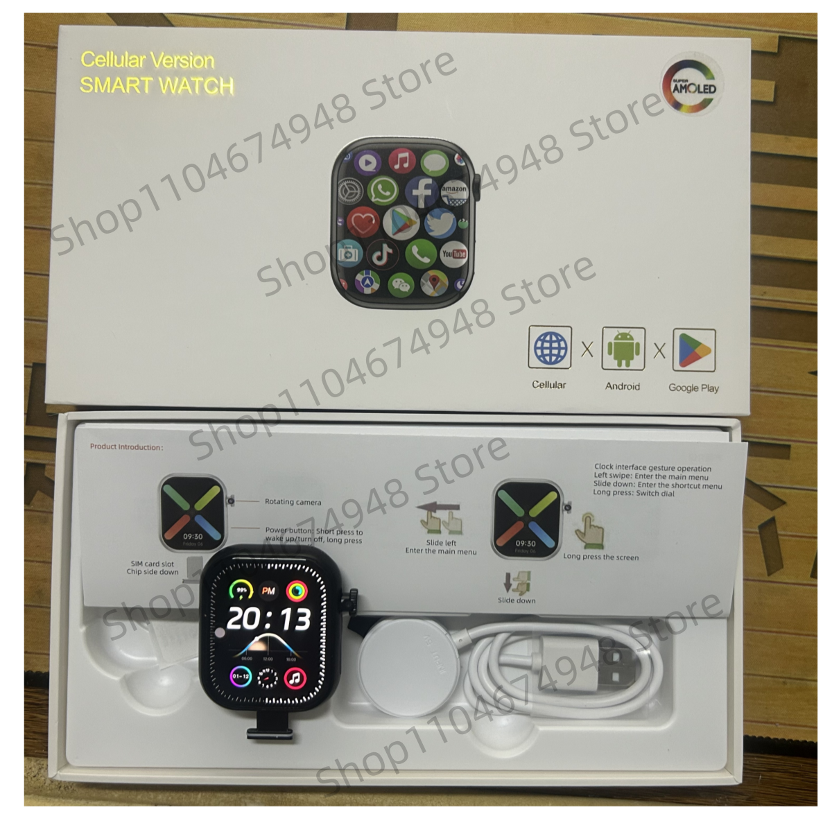 Original VP29 Smart Watch VP S - Smartwatch Watch Whatsapp のレビューと価格