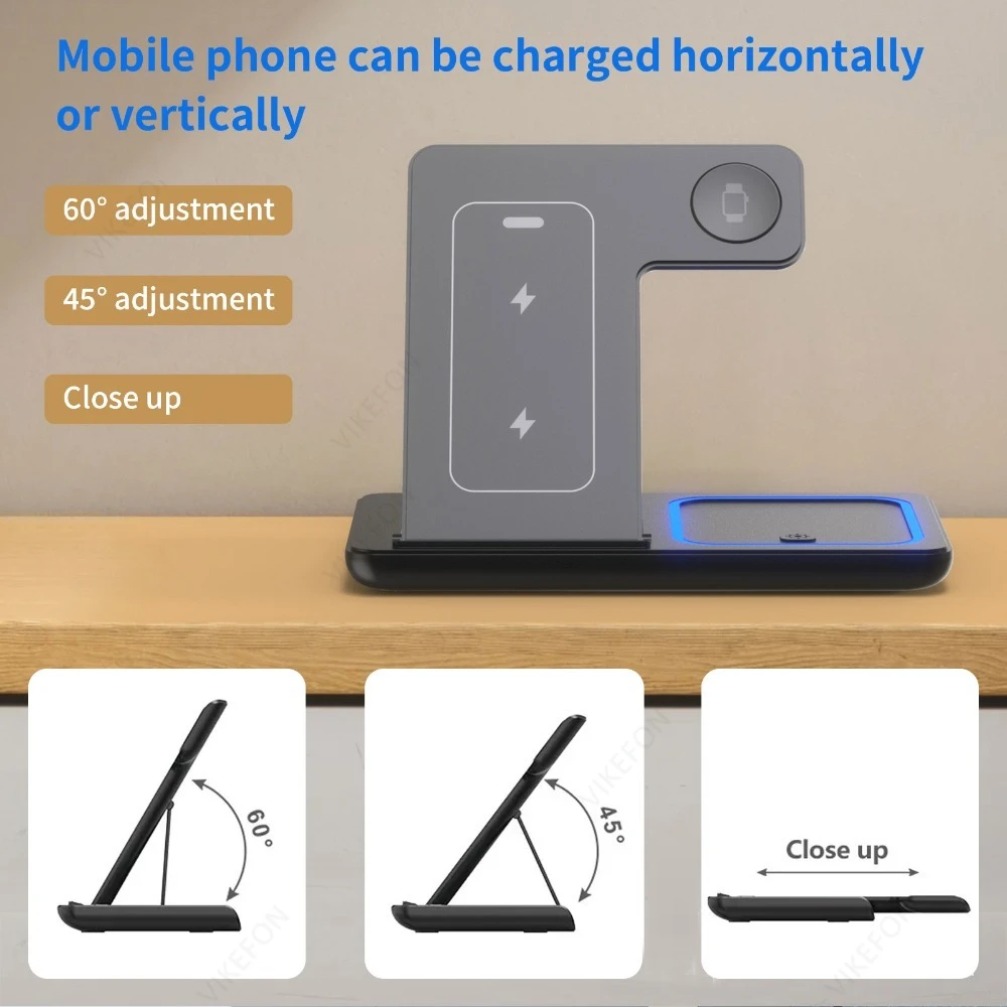 Foldable 3 in 1 Wireless Charg - Smartwatch Apple Watch のレビューと価格