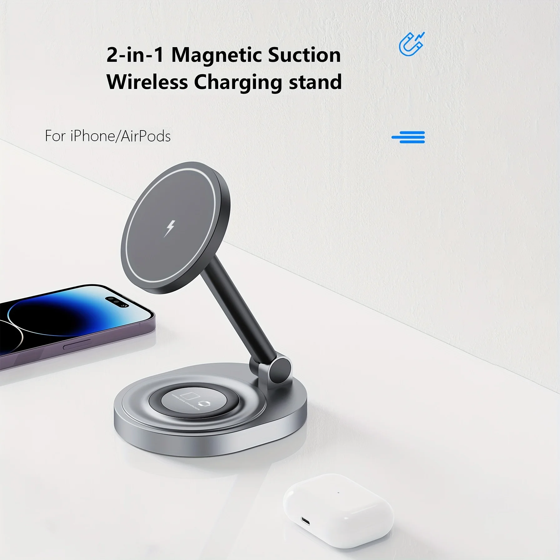 2 In 1 Magnetic Wireless Charg - Smartwatch Apple Watch のレビューと価格