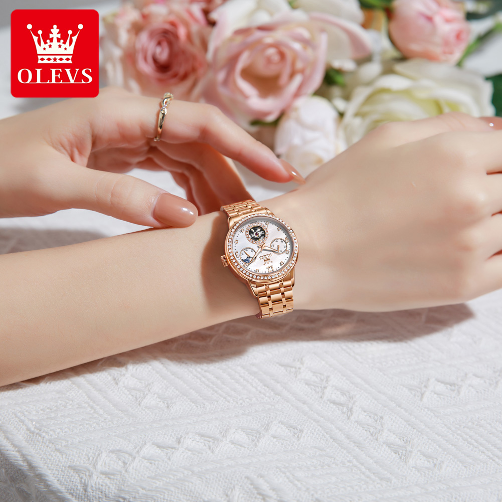 OLEVS Women's Watches Top Bran - Anti-Magnetic Watch のレビューと価格