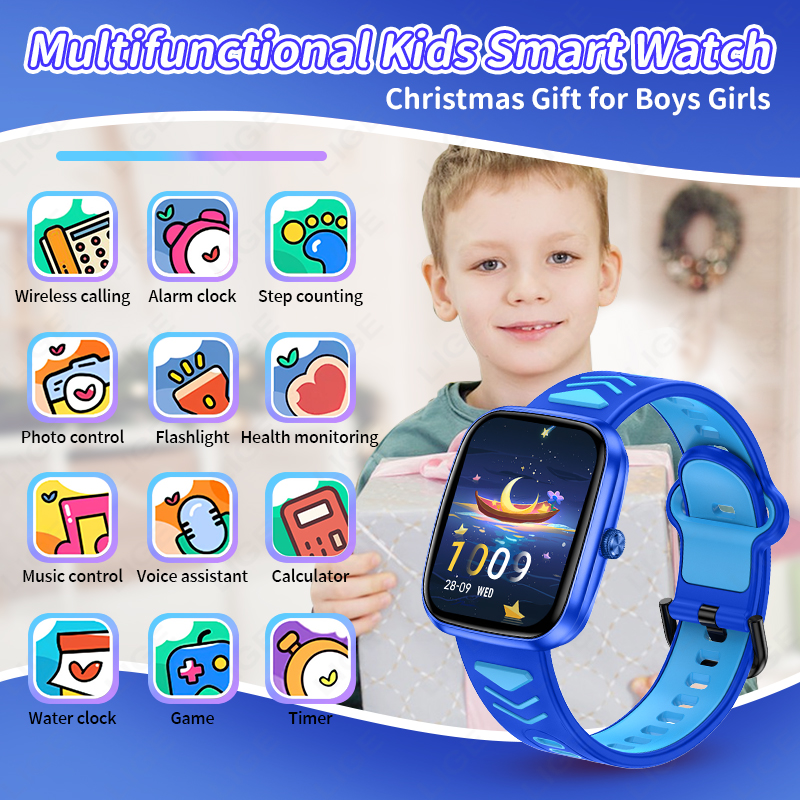 LIGE 2026 Kids Smart Watch Chi - Smartwatch Watches Gift For Boys のレビューと価格