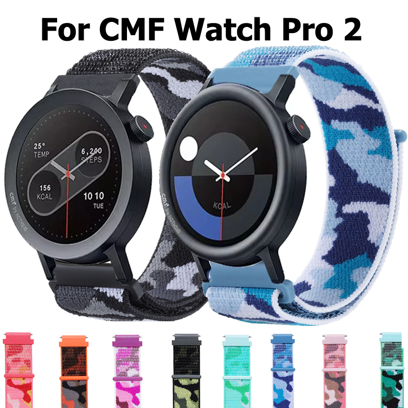 22mm Camouflage Nylon Loop For - Smartwatch Nothing Watches のレビューと価格