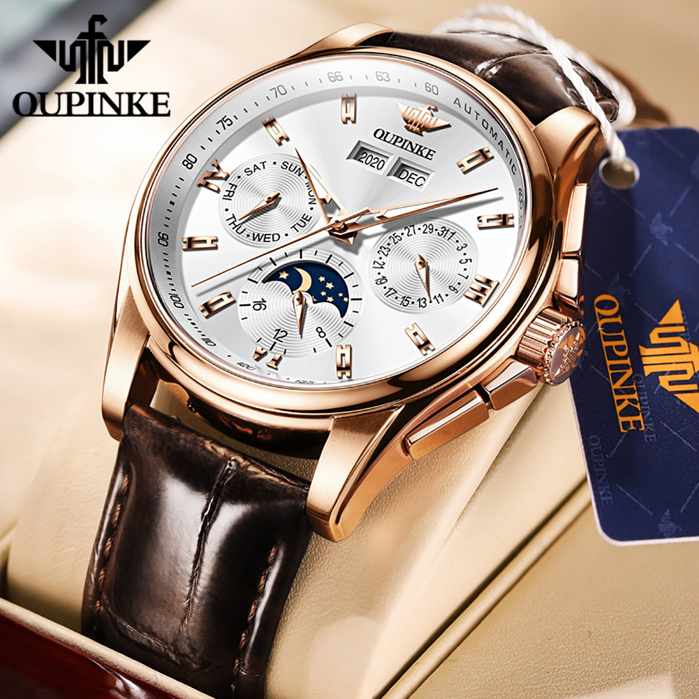 OUPINKE Men's Watches Casual T - Anti-Magnetic Watch のレビューと価格