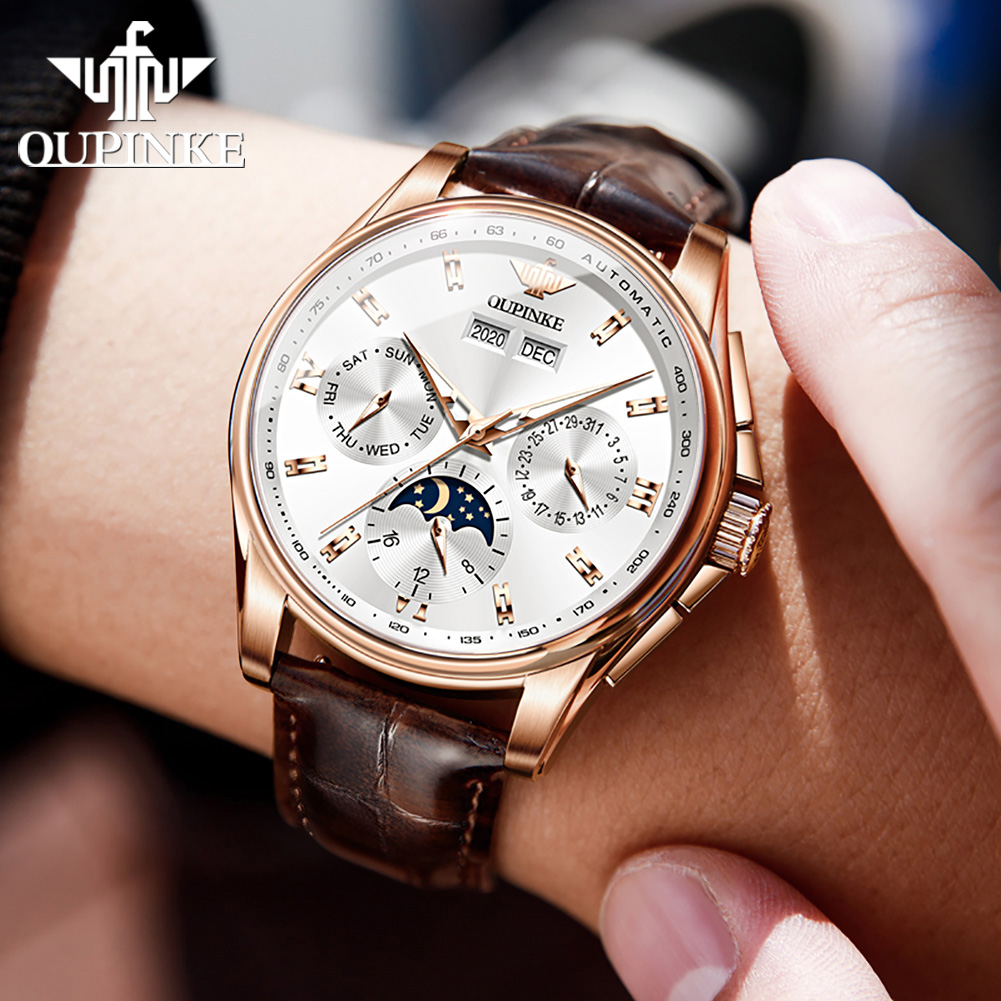 OUPINKE Men's Watches Casual T - Anti-Magnetic Watch のレビューと価格