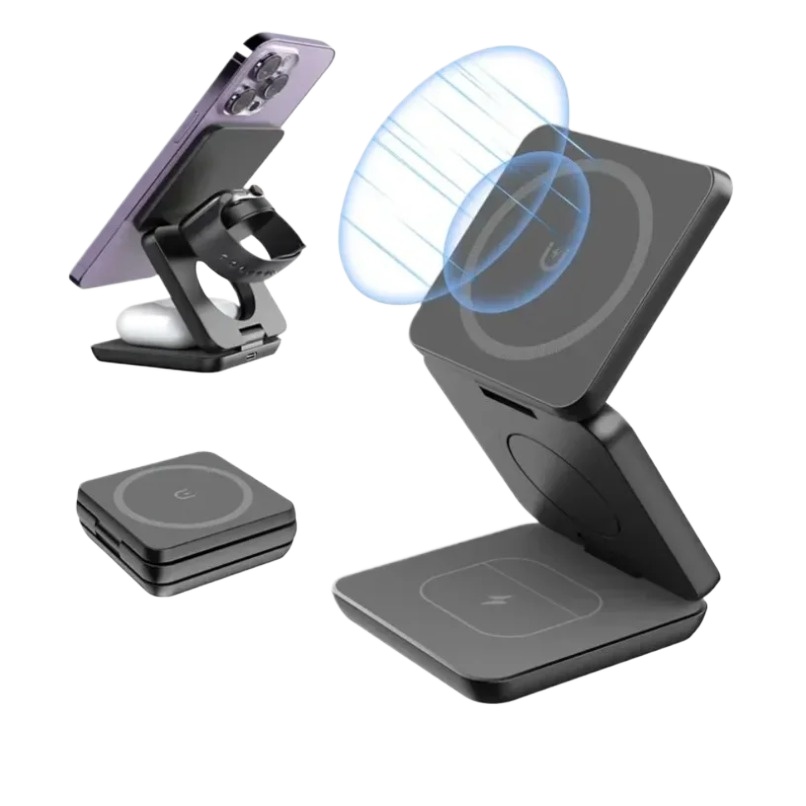 3 in 1 Foldable Magnetic Wirel - Smartwatch Apple Watch のレビューと価格