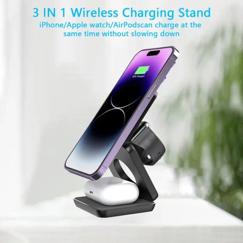 3 in 1 Foldable Magnetic Wirel - Smartwatch Apple Watch のレビューと価格