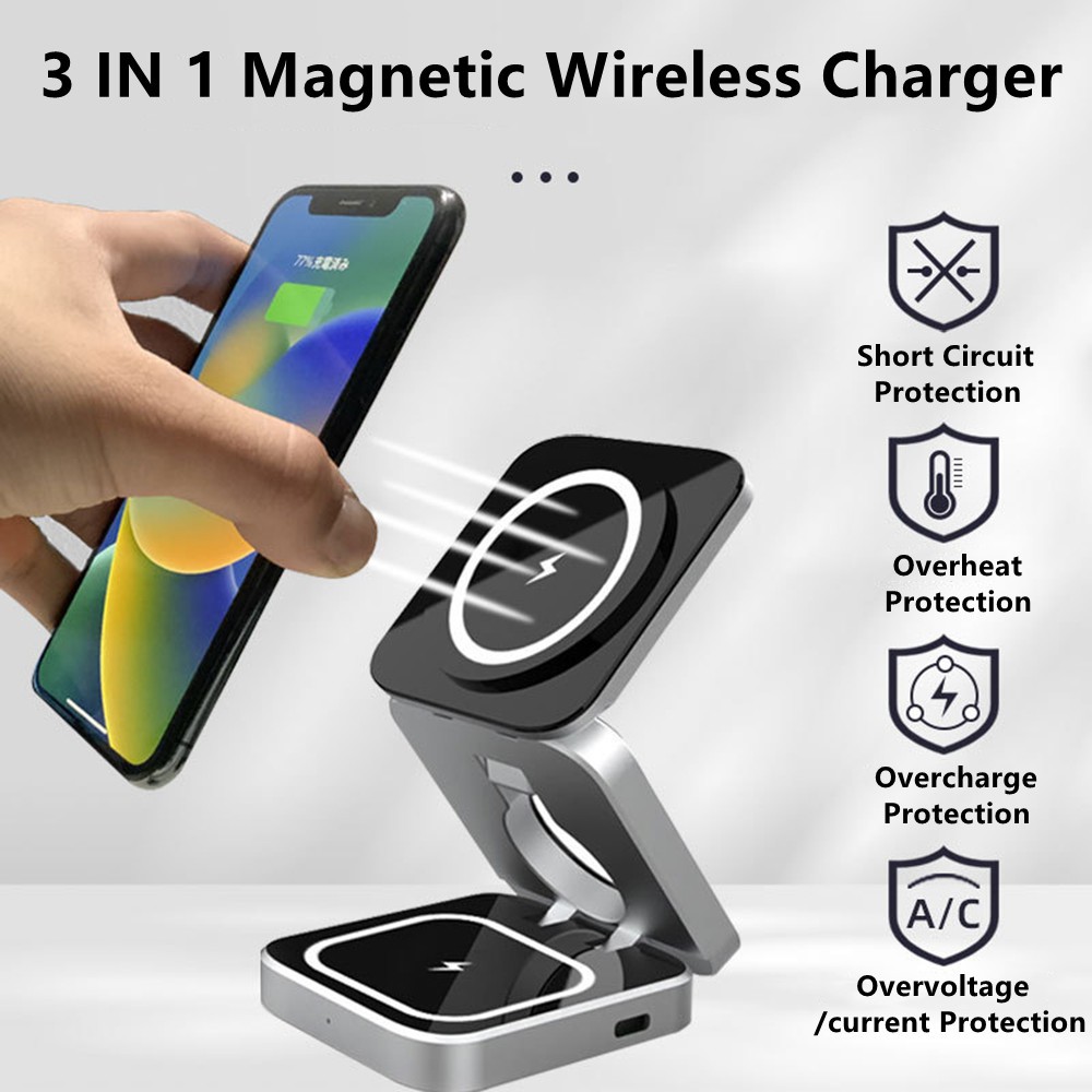 Foldable Magnetic Wireless Cha - Smartwatch Apple Watch のレビューと価格