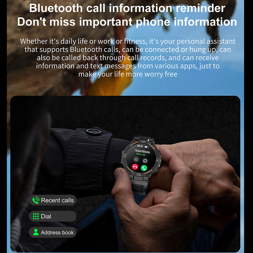 2026 New Military Outdoor Smar - Smartwatch Military Watches For Men のレビューと価格