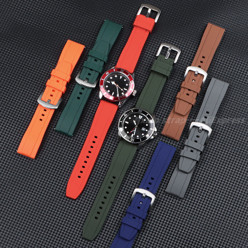 20mm 22mm Silicone Watch Band  - Watches Rolex Smartwatch のレビューと価格