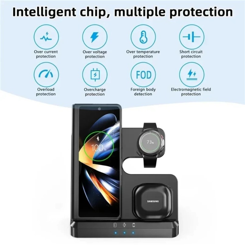 3 in 1 Wireless Charger Statio - Watches Smartwatch Samsung のレビューと価格