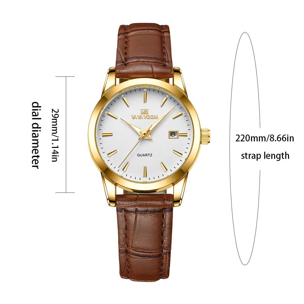 Women Watches Fashion 29mm Min - Anti-Magnetic Watch のレビューと価格