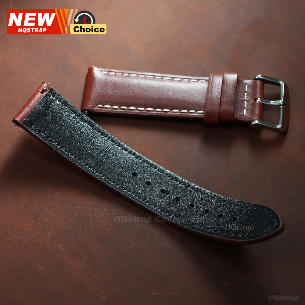 New Oil Wax Strap 16mm 18mm 20 - Watches Rolex Smartwatch のレビューと価格