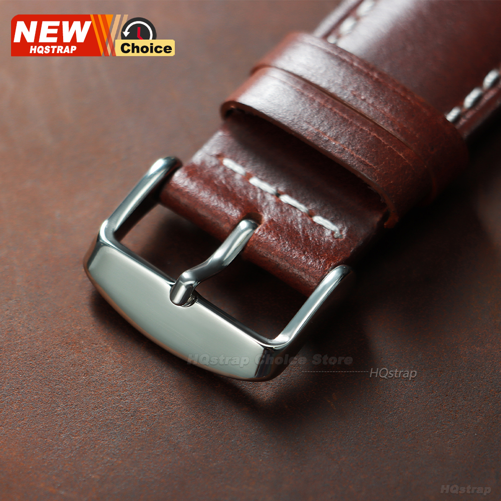 New Oil Wax Strap 16mm 18mm 20 - Watches Rolex Smartwatch のレビューと価格