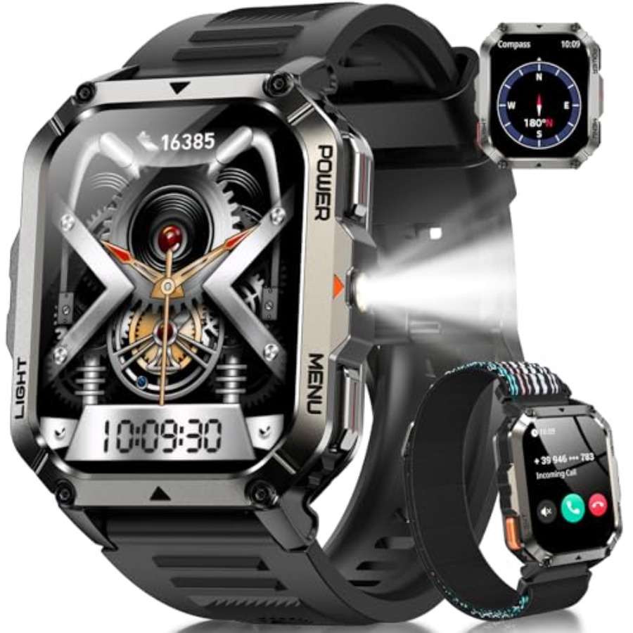Military Tactical Smart Watche - Smartwatch Military Watches For Men のレビューと価格