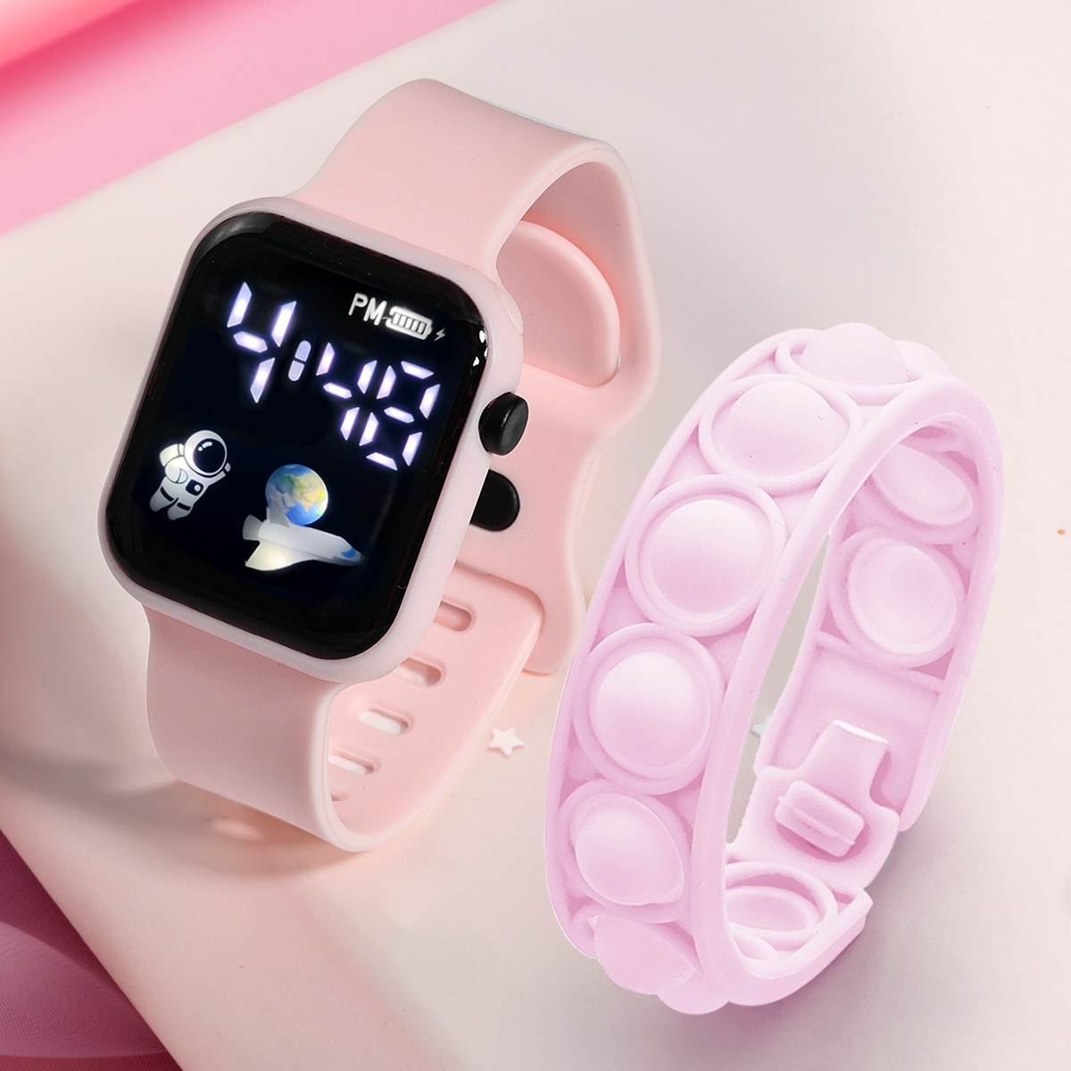 2PCS Children's Smart Watch Br - Smartwatch Watches Gift For Boys のレビューと価格